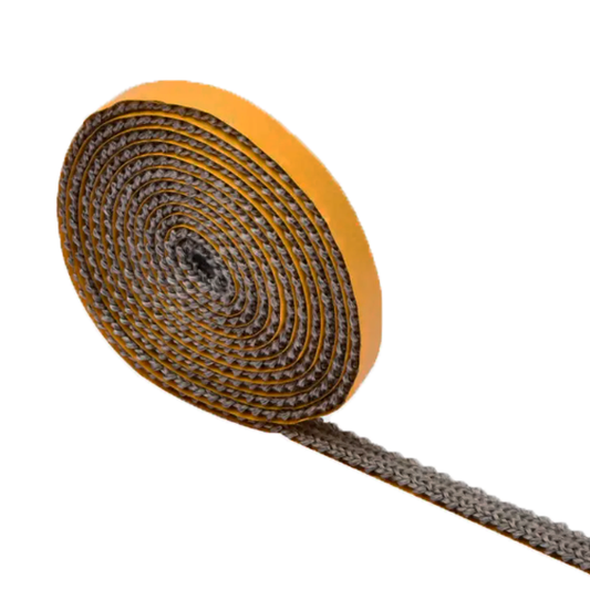Joint plat autocollant résistant à la chaleur – 3 mm x 10 mm x 2 m